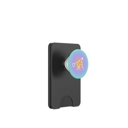 PopSockets Zodiac Phone Grip - Pisces Star Sign PopSockets PopWallet for MagSafe - style: Magnetic PopWallet