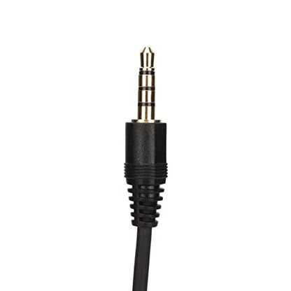 H360-3.5 Single Sided Telephone Headset, Monaural Business Headset with Noise Reduction Mic, Lightweight Comfortable Call Center Headset with 3.5mm Plug for Customer Service and