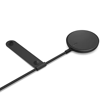 Belkin 7.5W Magnetic Portable Wireless Charger Pad, Magsafe Compatible, iPhone 14, 13, 12, 11, XS Max, X, 8, 7, 6s, 6, Plus - 6.6ft/2M Long Cable - style: Power Supply Not Included