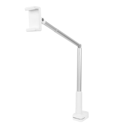 Adjustable Height Cell Phone Holder, Multi-Angle Aerial Mount with Clamp for Headboards, Bedside Tables