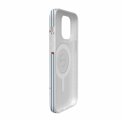 Casely iPhone 14 Pro Case | Love Lines | Blue Stripes | Compatible with MagSafe | Classic Ultra Slim Design - color: Love Lines | Blue Stripes, size: iPhone 14 Pro