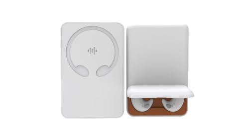 3-in-1 Magnetic Wireless Power Bank 5000mAh, White - color: white