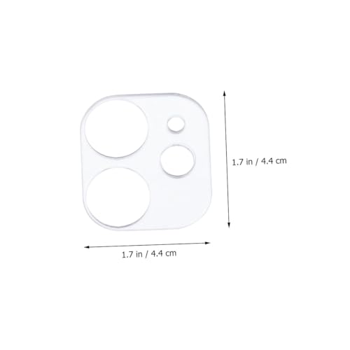 NUOBESTY Clear Tempered Glass Lens Protector for Bubble Scratch Transparent Camera Film with Oleophobic Coating Explosion and Easy Installation