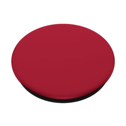 Cell Phone Button Holder Pop Out Knob Plain Solid Red Matte PopSockets PopGrip: Swappable Grip for Phones & Tablets PopSockets Standard PopGrip - style: Standard
