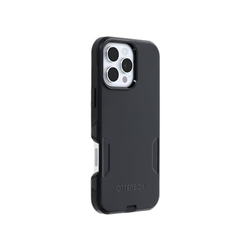 OtterBox iPhone 16 Pro Max Commuter Series Case - Black | Thin & Protective iPhone Case, Dual-Layer, Impact Absorbing iPhone Case, Best MagSafe iPhone Cases for Wireless Charging - color: Black, style: iPhone 16 Pro Max