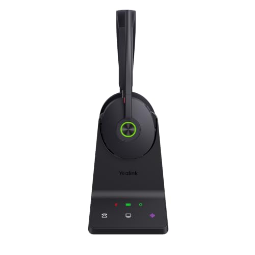 Yealink WH68 Wireless Headsets with 6 Mics for Work Active Noise Cancelling - style: WH68 UC