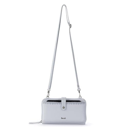 The Sak Iris Smartphone Crossbody Purse - Small Women's Cellphone Bag & Wallet For Everyday- Convertible Wristlet With Zipper | Fits Most Smartphones, Card Slots & Zip Pocket, Detachable Wristlet & Crossbody Straps, Hands-Free for Travel & Errands - color
