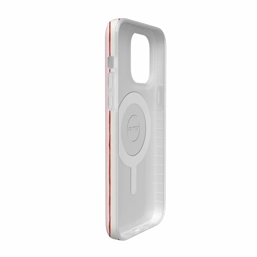Casely iPhone 14 Pro Case | Pretty in Pastel | Blush Stripes | Compatible with MagSafe | Classic Ultra Slim Design - color: Pretty in Pastel | Blush Stripes, size: iPhone 14 Pro