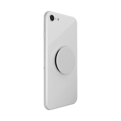 PopSockets Phone Grip with Expanding Kickstand, Adhesive Grip - White on Black - color: White on Black, style: Adhesive