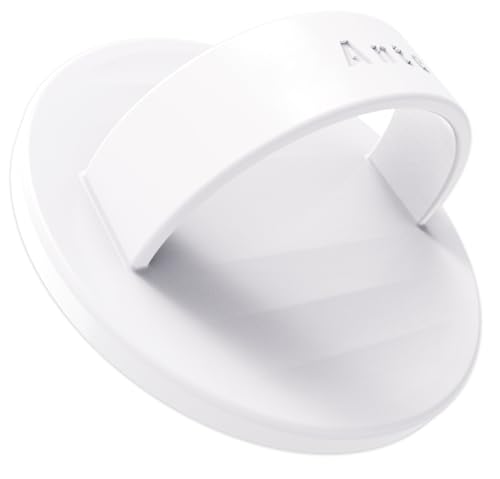 Anteel Magnetic Cellphone Grip Holder, Liquid Silicone Comfy and Portable, Removable Finger Loop Ring Holder for iPhone, Magnetic Loop for Magsafe Phone Case, Patent Pending (White) - color: White