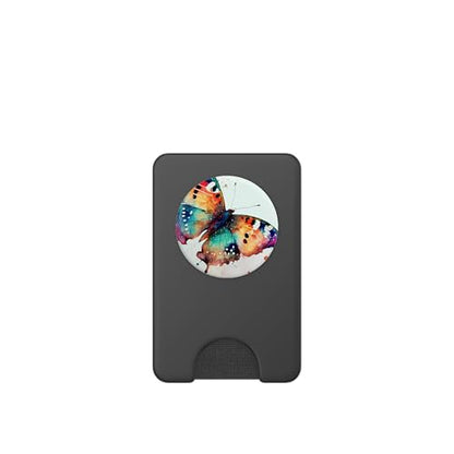 Butterfly Watercolor Illustration PopSockets PopWallet for MagSafe - style: Magnetic PopWallet
