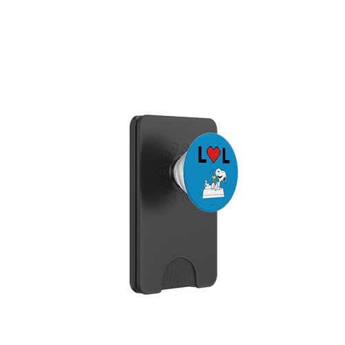 Peanuts Snoopy Woodstock Lots of Love PopSockets PopWallet for MagSafe - style: Magnetic PopWallet