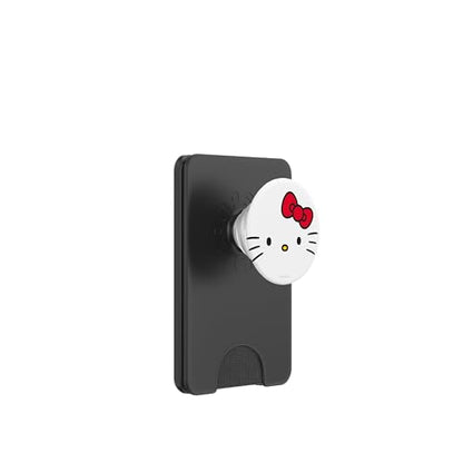 Hello Kitty Open Face PopSockets Stand for Smartphones and Tablets PopSockets PopWallet for MagSafe - style: Magnetic PopWallet
