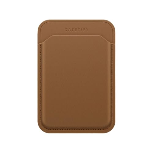 CASETiFY Snappy BioVeg Tumbled Wallet [Compatible with Magsafe] - Tan - color: Tan