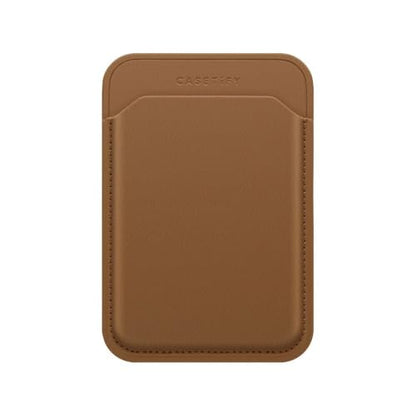 CASETiFY Snappy BioVeg Tumbled Wallet [Compatible with Magsafe] - Tan - color: Tan