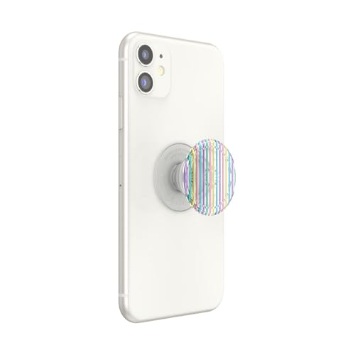 PopSockets Adhesive Phone Grip, Holder, Phone Stand, Rainbow - Translucent Colorblock - color: Colorblock, style: Adhesive