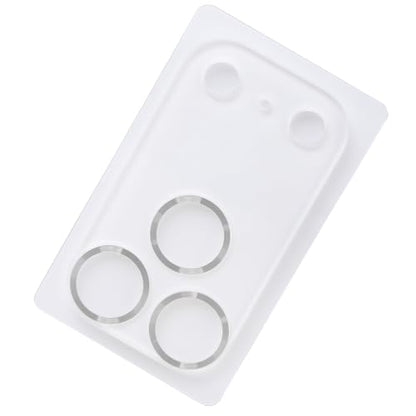 Temper Glass Lens Protector for Phone 17 Matte Finish Anti-Fingerprint Scratchproof Shield Lens Protector - color: Silver