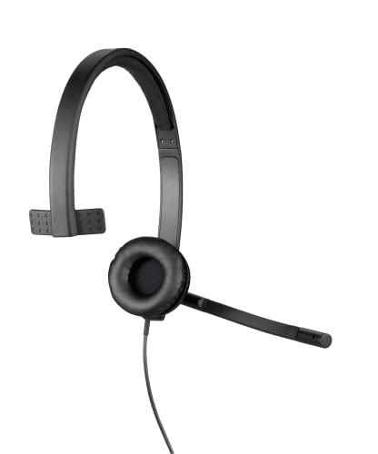 Logitech H570e Wired Headset Mono Headphones with Noise Cancelling - Black - size: UC, style: Mono