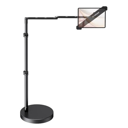 elitehood Diagonal Design iPad Floor Stand for Bed with Heavy Duty Base - style: Corner-Clamp Tablet Holder