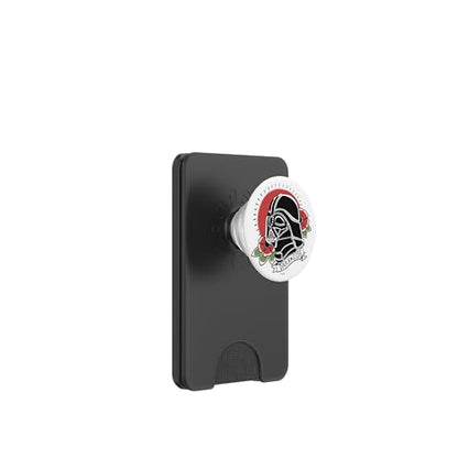 Star Wars Darth Vader Floral Classic Tattoo Design PopSockets PopWallet for MagSafe - style: Magnetic PopWallet