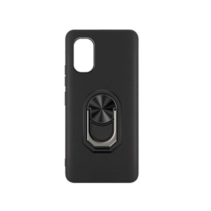 Phone Case for Pinwheel Genesis 1 with Ring Holder Kickstand | Slim Matte Black Case - Full Body Protective Phone Cover, Lightweight, Shockproof, Compatible with BLU G53 Smartphone