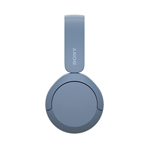 Sony WH-CH520 Wireless On-Ear Bluetooth Headphones with Microphone, Blue - color: Blue