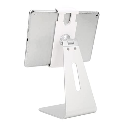 Cell Phone Stand Adjustable Rotating Aluminum Alloy Tablet Holder with Silicone Anti Skid Design for Office Desk Cable Management 11.8 x 5.4 x 5.4in