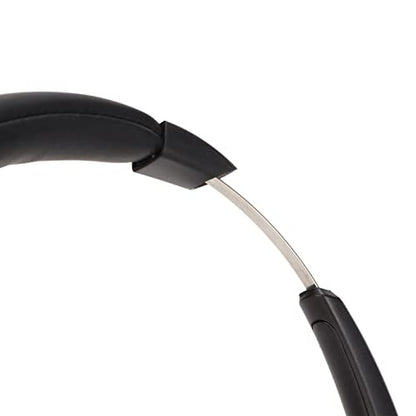 RJ9 Single Ear Headset Noise Canceling with Adjustable Volume for Call Centers and Telemarketing Black