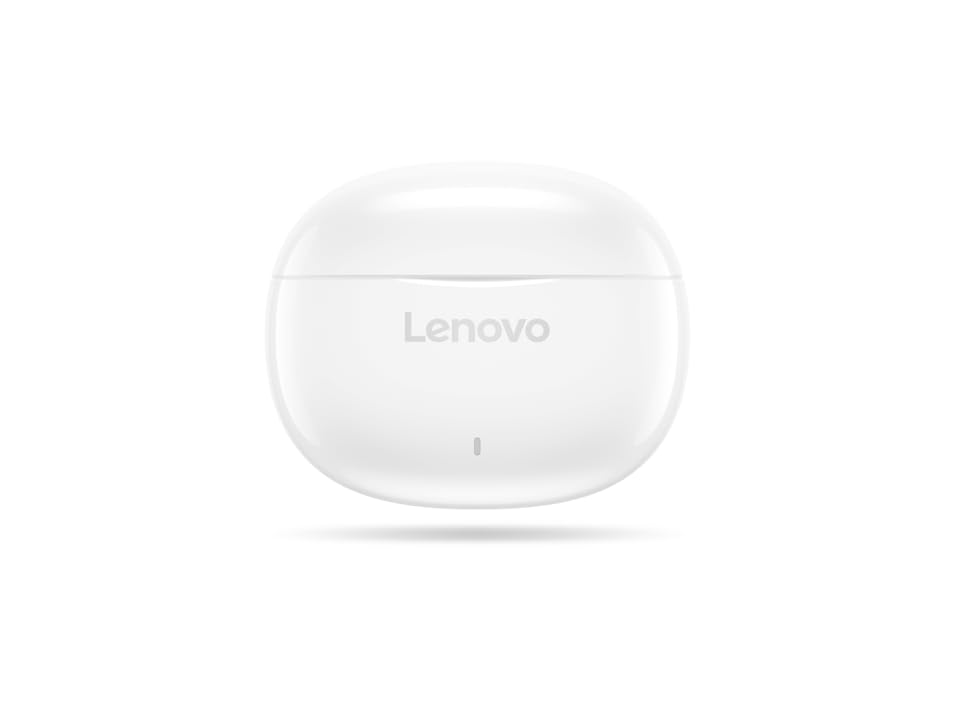 Lenovo E310 True Wireless Earbuds, Bluetooth 5.3 TWS Headphones with 13mm Drivers, AI Noise Reduction Mic, Up to 20H Battery with Case, USB-C Charging, IPX4 Water Resistant, Touch Control, White - color: White