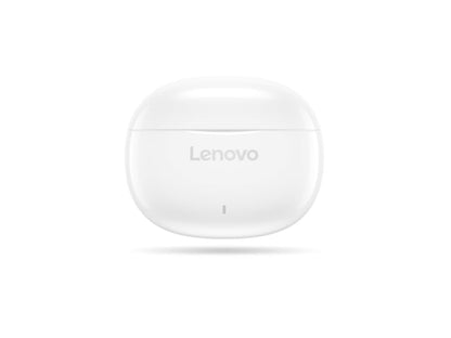 Lenovo E310 True Wireless Earbuds, Bluetooth 5.3 TWS Headphones with 13mm Drivers, AI Noise Reduction Mic, Up to 20H Battery with Case, USB-C Charging, IPX4 Water Resistant, Touch Control, White - color: White