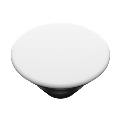 PopSockets Phone Grip with Expanding Kickstand, Adhesive Grip - White on Black - color: White on Black, style: Adhesive