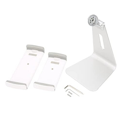 Cell Phone Stand Adjustable Rotating Aluminum Alloy Tablet Holder with Silicone Anti Skid Design for Office Desk Cable Management 11.8 x 5.4 x 5.4in