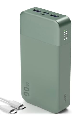 NOBIS 90W Portable Charger 20000mAh Laptop Power Bank Fast Charging - color: Green
