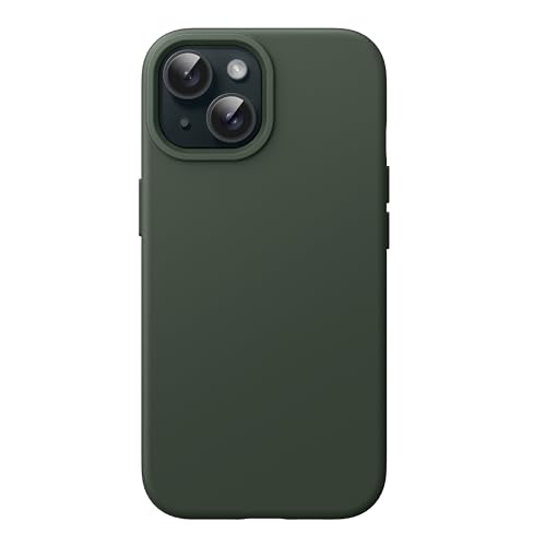 JETech Silicone Case for iPhone 15, Cypress | Silky Soft Touch, Shockproof Protection, Scratch Resistant, Microfiber Lining - color: Cypress, size: iPhone 15