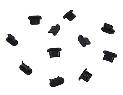 25 PCS Micro USB Dust Plug, Silicone Anti Dust Plug for Micro USB Port, Micro USB Cap Port Cover Anti Dust Protector