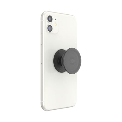 PopSockets Adhesive Phone Grip, Holder- Translucent Black - color: Clear Black, style: Adhesive