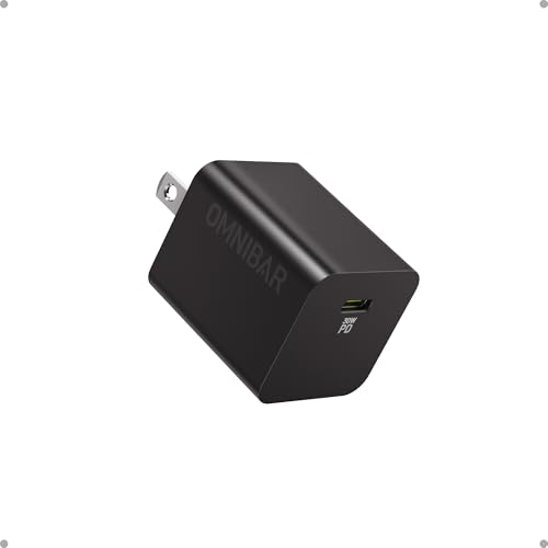 30W USB C Charger, Compact GaN PD 3.0 PPS Fast Wall Charger, Black - color: 30W Black