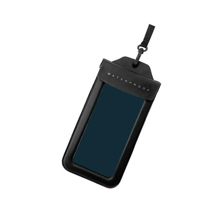 Waterproof Phone Bag Phone Storage Bag Touch Screens Transparent Keep Valuables Safe and Dry for Water Sports Beach - color: Black