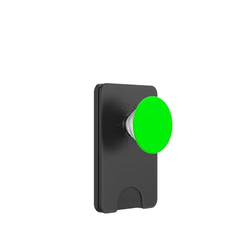 PopSockets Phone Grip with Expanding Kickstand - Neon Green PopSockets PopWallet for MagSafe - style: Magnetic PopWallet