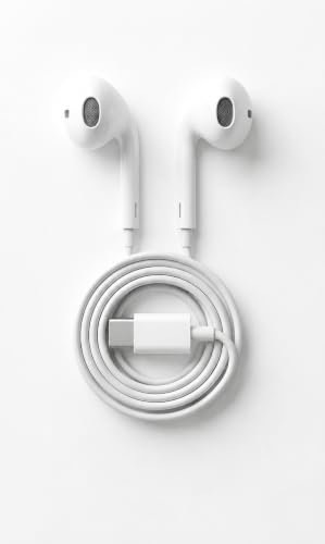 [Apple MFi Certified] USB C Headphones Wired for iPhone 17 16 15, 2 Pack Type C Earphones with Microphone & Remote Control Noise Cancelling Wired Earbuds for iPhone 17 16 15 Pro Max, iPad Pro, Galaxy