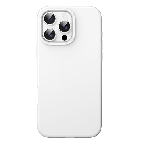 JETech Silicone Case for iPhone 16 Pro Max, White | Silky Soft Touch, Shockproof Protection, Scratch Resistant, Microfiber Lining - color: White, size: iPhone 16 Pro Max