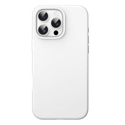 JETech Silicone Case for iPhone 16 Pro Max, White | Silky Soft Touch, Shockproof Protection, Scratch Resistant, Microfiber Lining - color: White, size: iPhone 16 Pro Max
