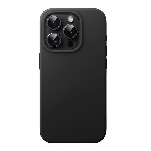 JETech Silicone Case for iPhone 15 Pro Max, Black | Silky Soft Touch, Shockproof Protection, Scratch Resistant, Microfiber Lining - color: Black, size: iPhone 15 Pro Max