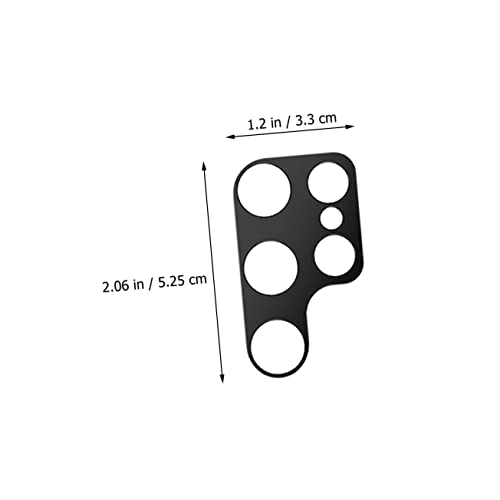 Mipcase 4pcs Scratch Camera Lens Protectors for Metal Rear Lens Cover Easy Installation Bubble Screen Film