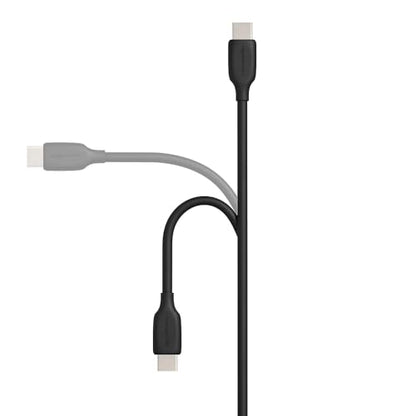 Amazon Basics USB-C to USB-C 2.0 Fast Charging Cable, 60W, 480Mbps Speed, USB-IF Certified, for Apple iPhone 16/15, iPad, Samsung Galaxy, Tablets, Laptops, 10 Foot, Black - color: Black, size: 10-Foot
