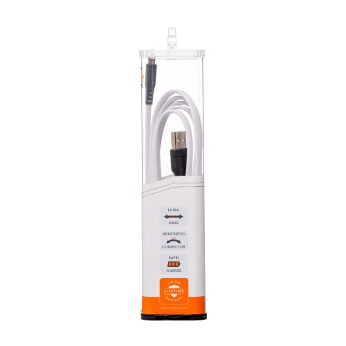 Ventev Flat USB A to Apple Lightning High Speed Tangle-Free 6 Foot Cable - size: 6ft