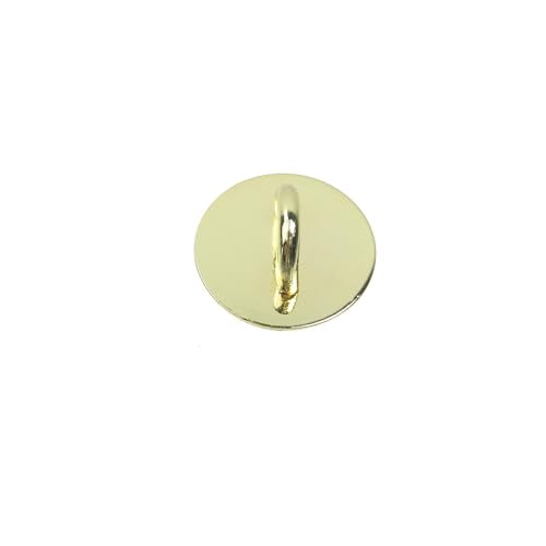 Phone Charm Hook Adhesive Phone Finger Grip Hook, Round - style: Round, Golden