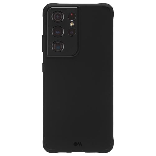 Case-Mate Samsung Galaxy S21 Ultra Case Cover - 6.8" Black, 10ft Drop Protection, Tough Series Case for Samsung S21 Ultra, Anti Scratch, Wireless Charging Compatible, Shock Absorbing, Flexible Sides - color: Black
