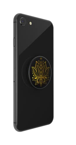 PopSockets Adhesive Phone Grip, Holder- Golden Prana Black - color: Black Prana, style: Adhesive