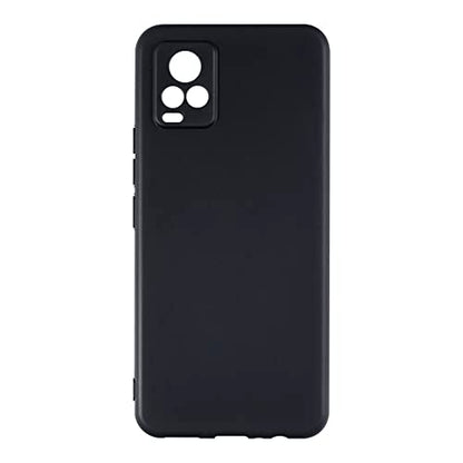Protective Case for Vivo V20 V2025 - Black | 6.44" Slim Shockproof Bumper Back Cover Anti-Scratch Flexible TPU Shell, Grip-Friendly - color: Black